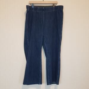 Soft Surroundings Pull On Straight Leg Jean Plus 2x‎ Petite